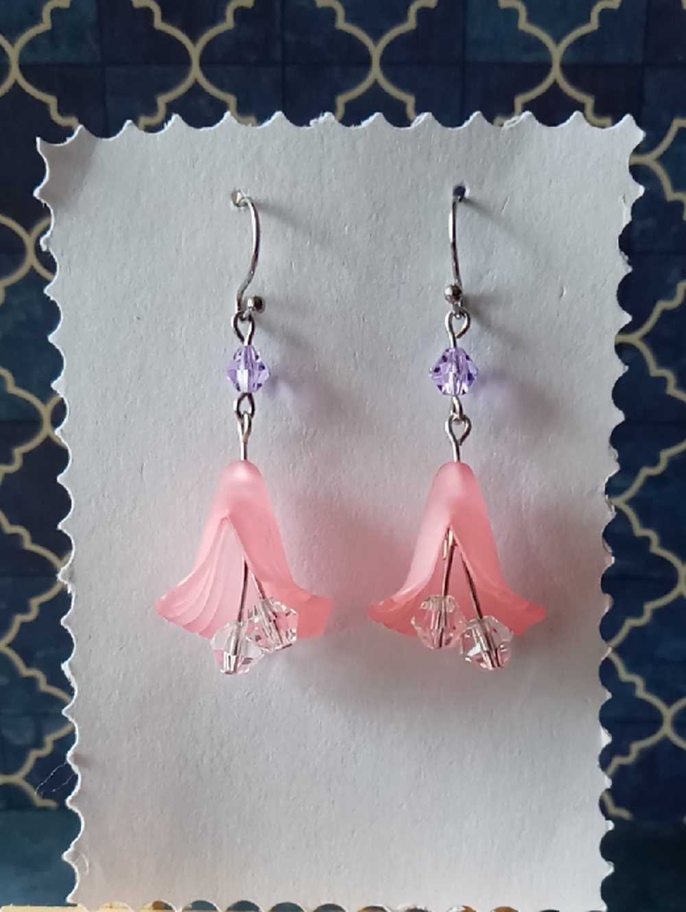 "Pink Valley" Earrings